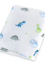 Lulujo Classic Muslin Swaddle - Prehistoric Pals