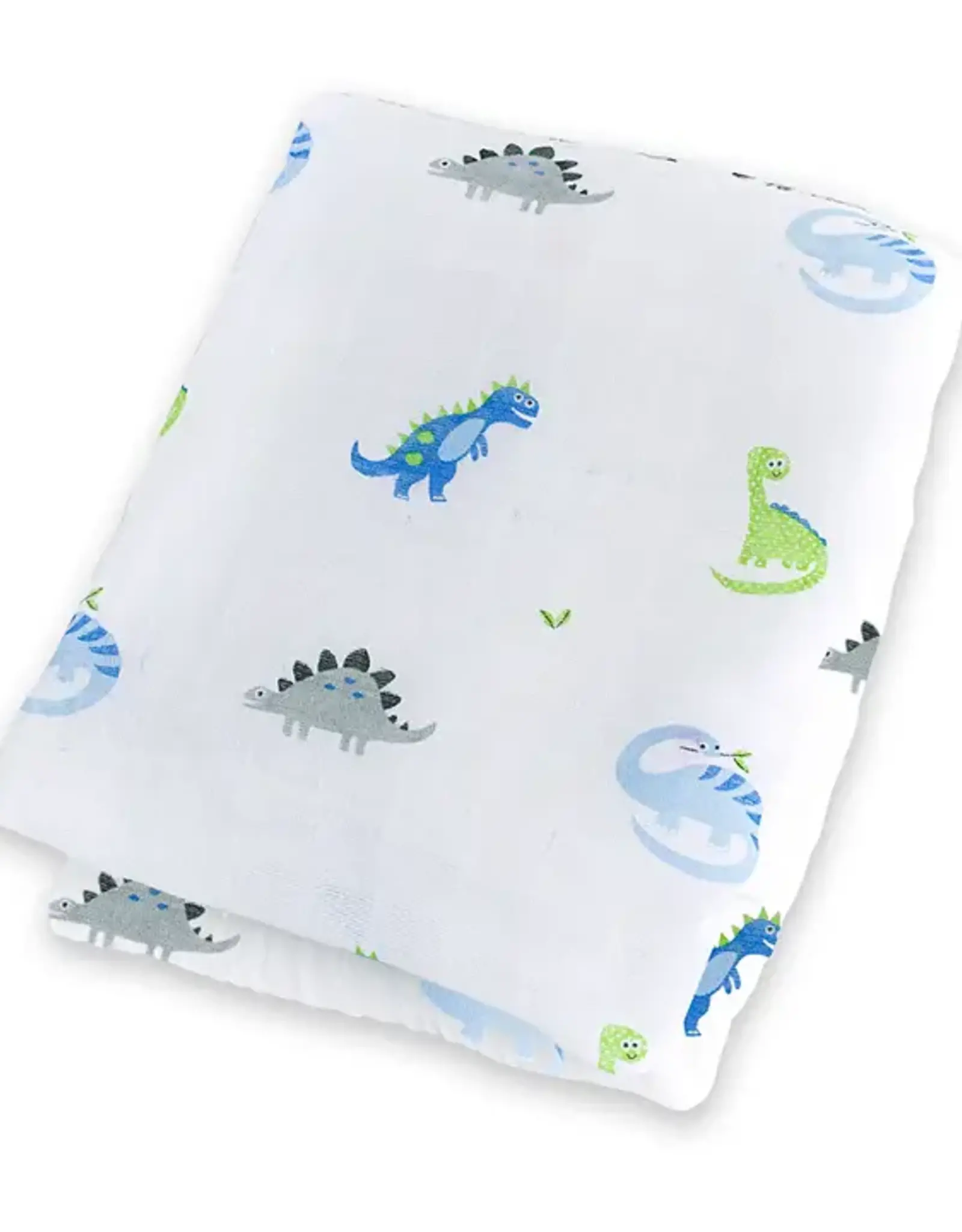 Lulujo Classic Muslin Swaddle - Prehistoric Pals