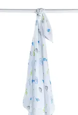 Lulujo Classic Muslin Swaddle - Prehistoric Pals