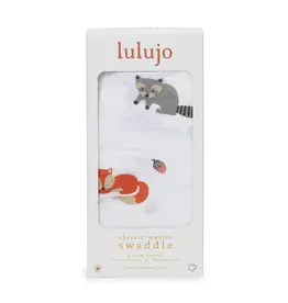 Lulujo Classic Muslin Swaddle - Forest Friends