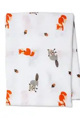 Lulujo Classic Muslin Swaddle - Forest Friends