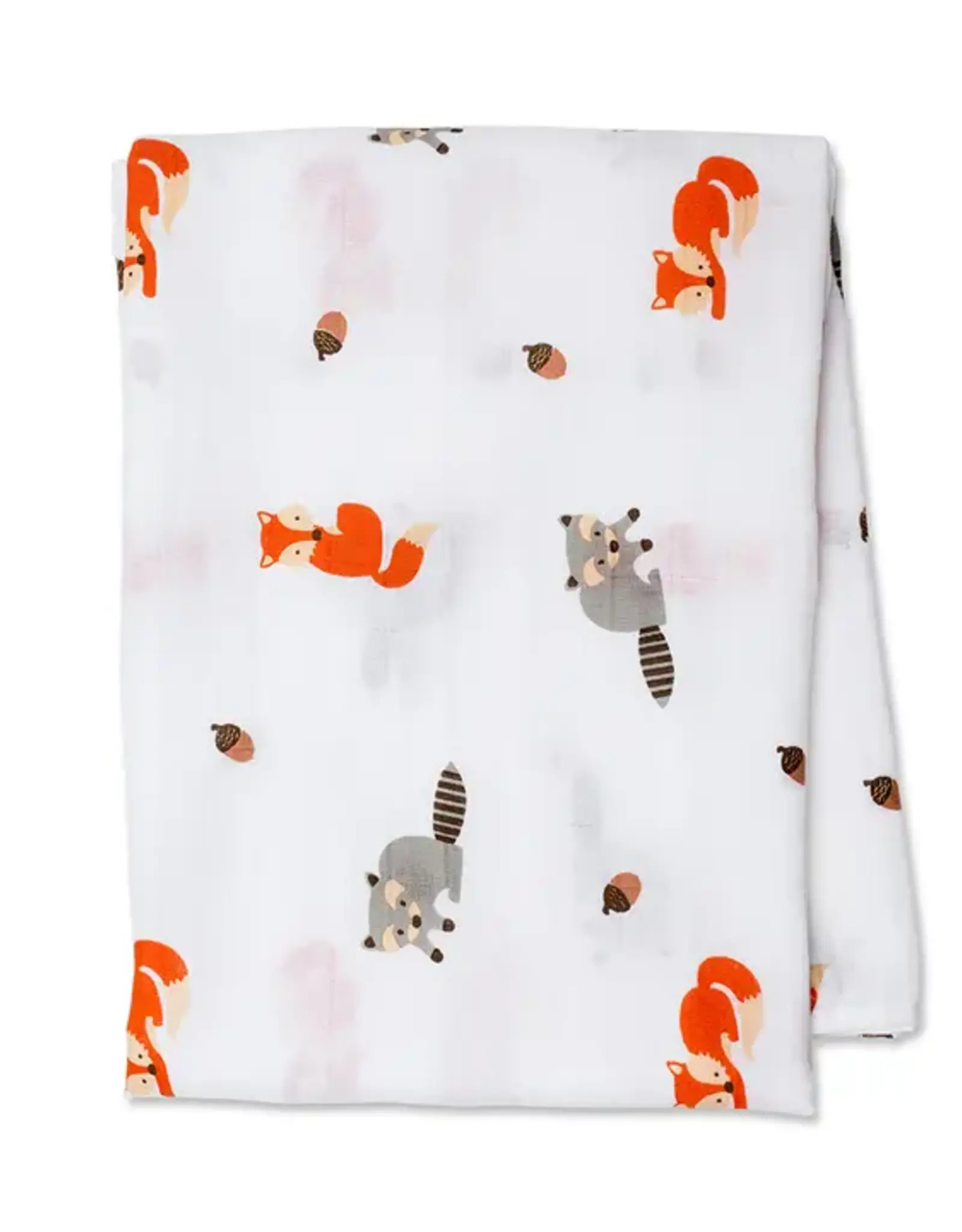 Lulujo Classic Muslin Swaddle - Forest Friends