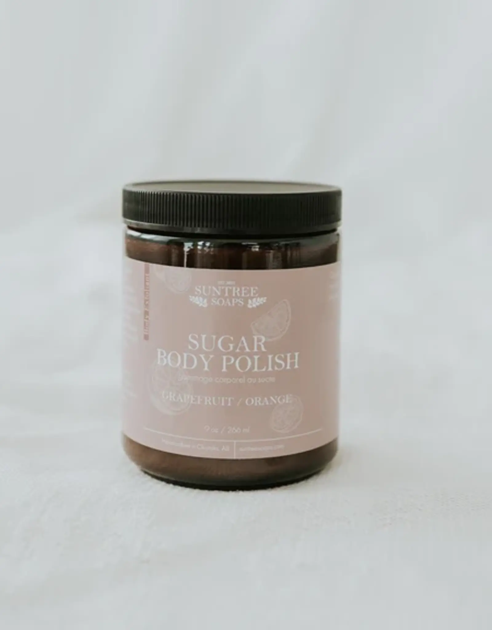 Suntree Soaps Body Polish 9oz, Grapefruit Orange