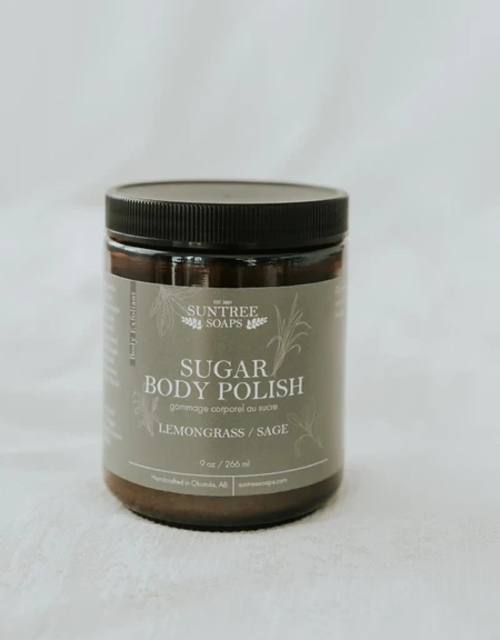 Suntree Soaps Body Polish 9oz, Lemongrass Sage