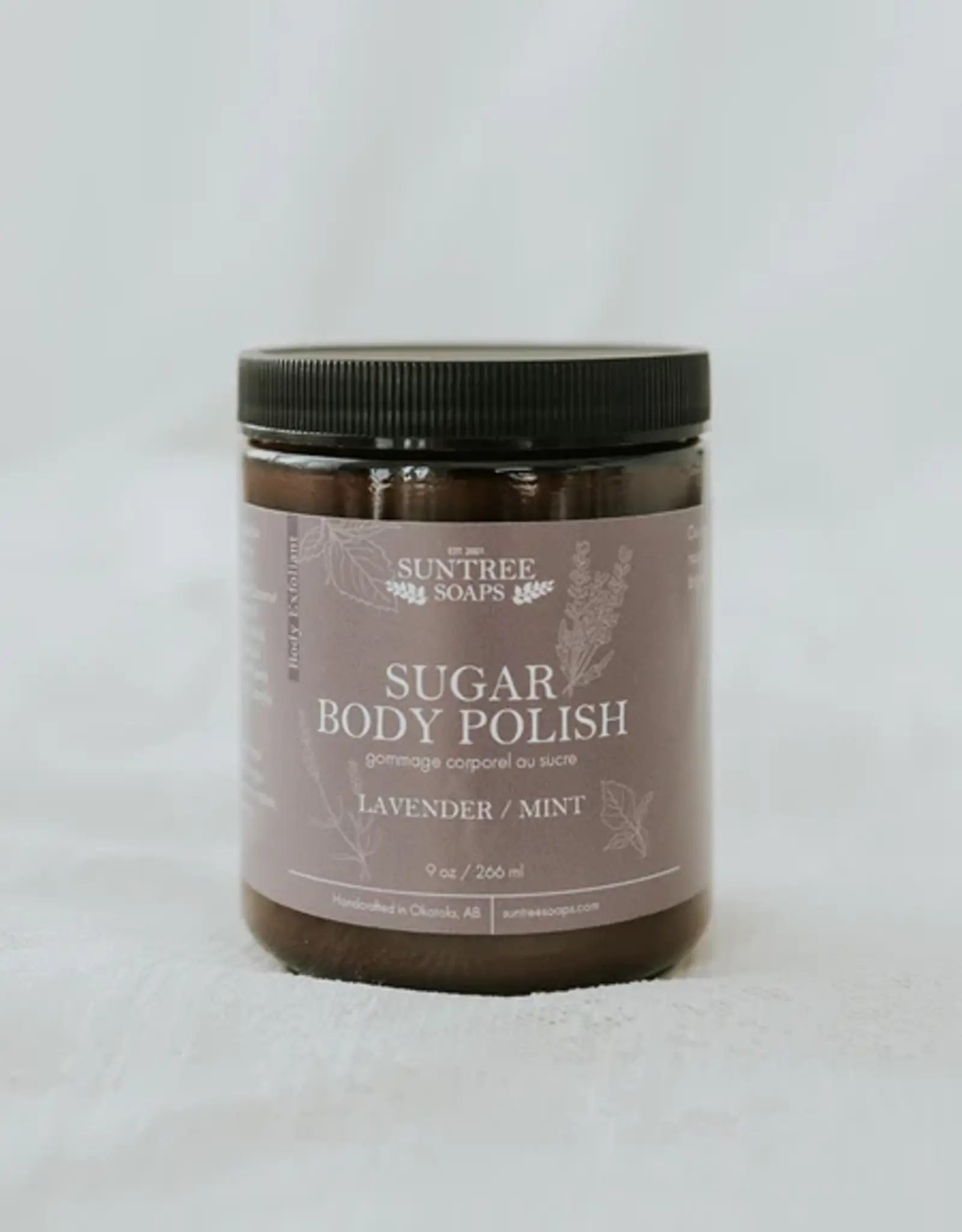 Suntree Soaps Body Polish 9oz, Lavender Mint