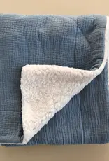Minika Sherpa Blanket, Billy Blue