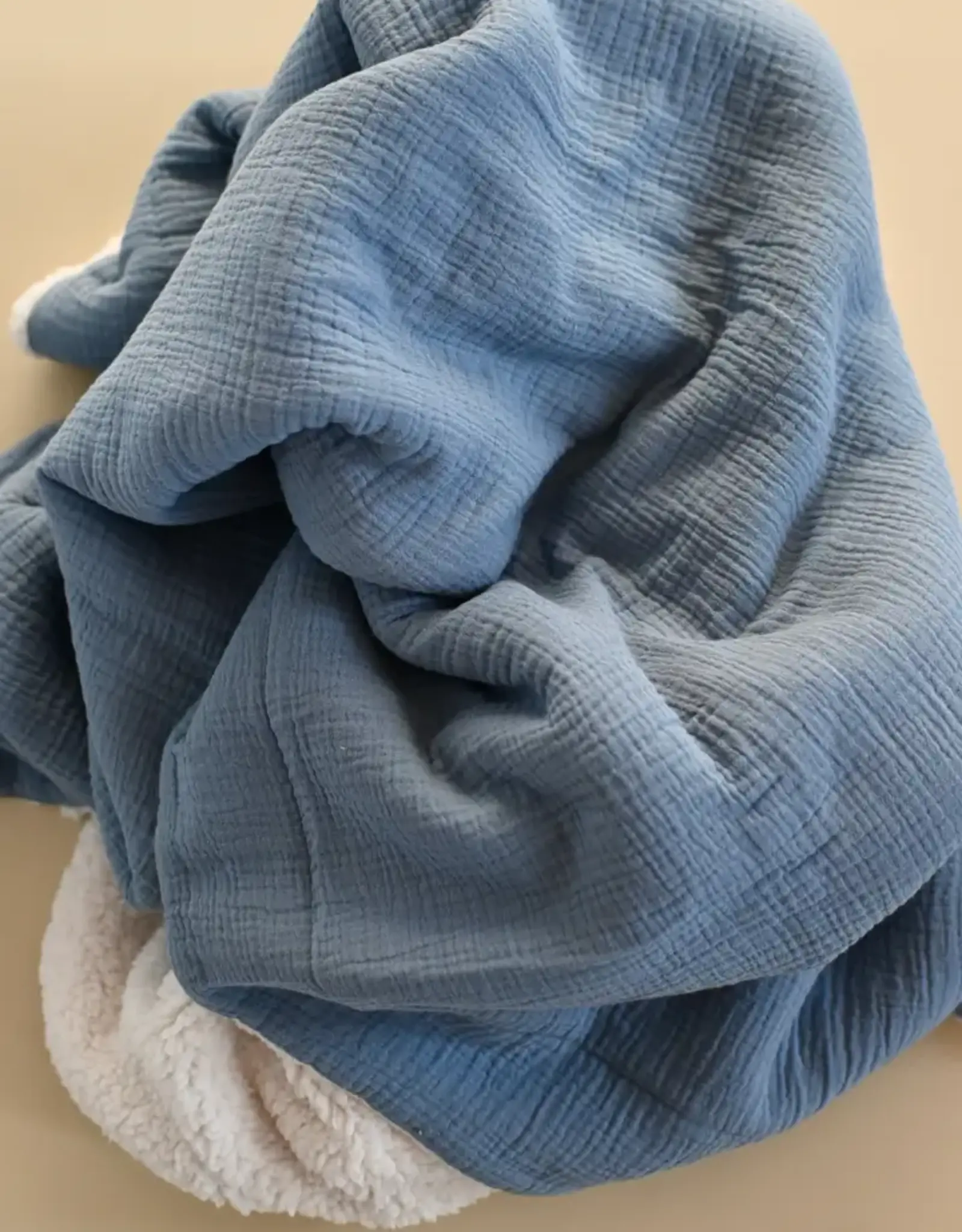 Minika Sherpa Blanket, Billy Blue