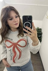 Merry Christmas Bow Crewneck Merry Christmas Bow Crewneck