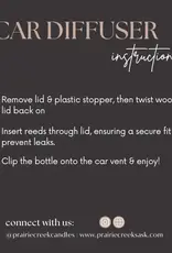 Prairie Creek Candles Car Diffuser, Candy Cane Lane