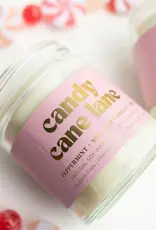 Prairie Creek Candles Wood Wick Candle, Candy Cane Lane