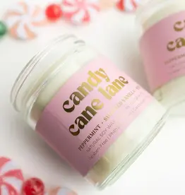 Prairie Creek Candles Wood Wick Candle, Candy Cane Lane