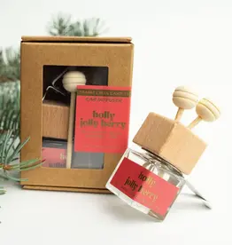 Prairie Creek Candles Car Diffuser, Holly Jolly Berry