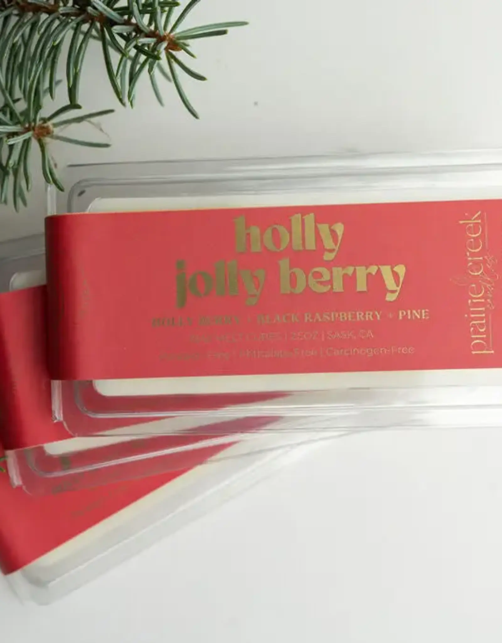 Prairie Creek Candles Wax Melts, Holly Jolly Berry