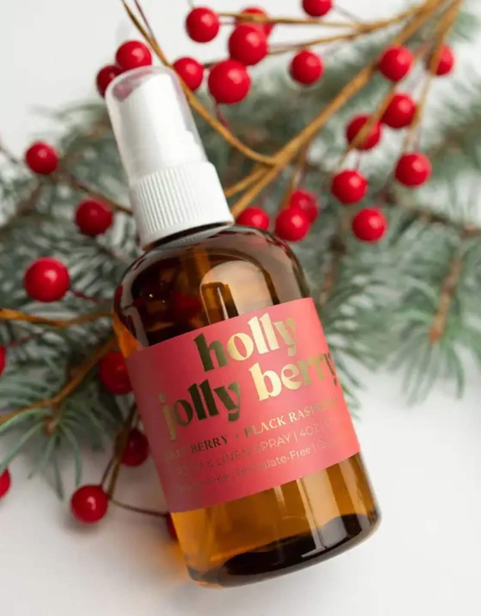 Prairie Creek Candles Room Spray, Holly Jolly Berry