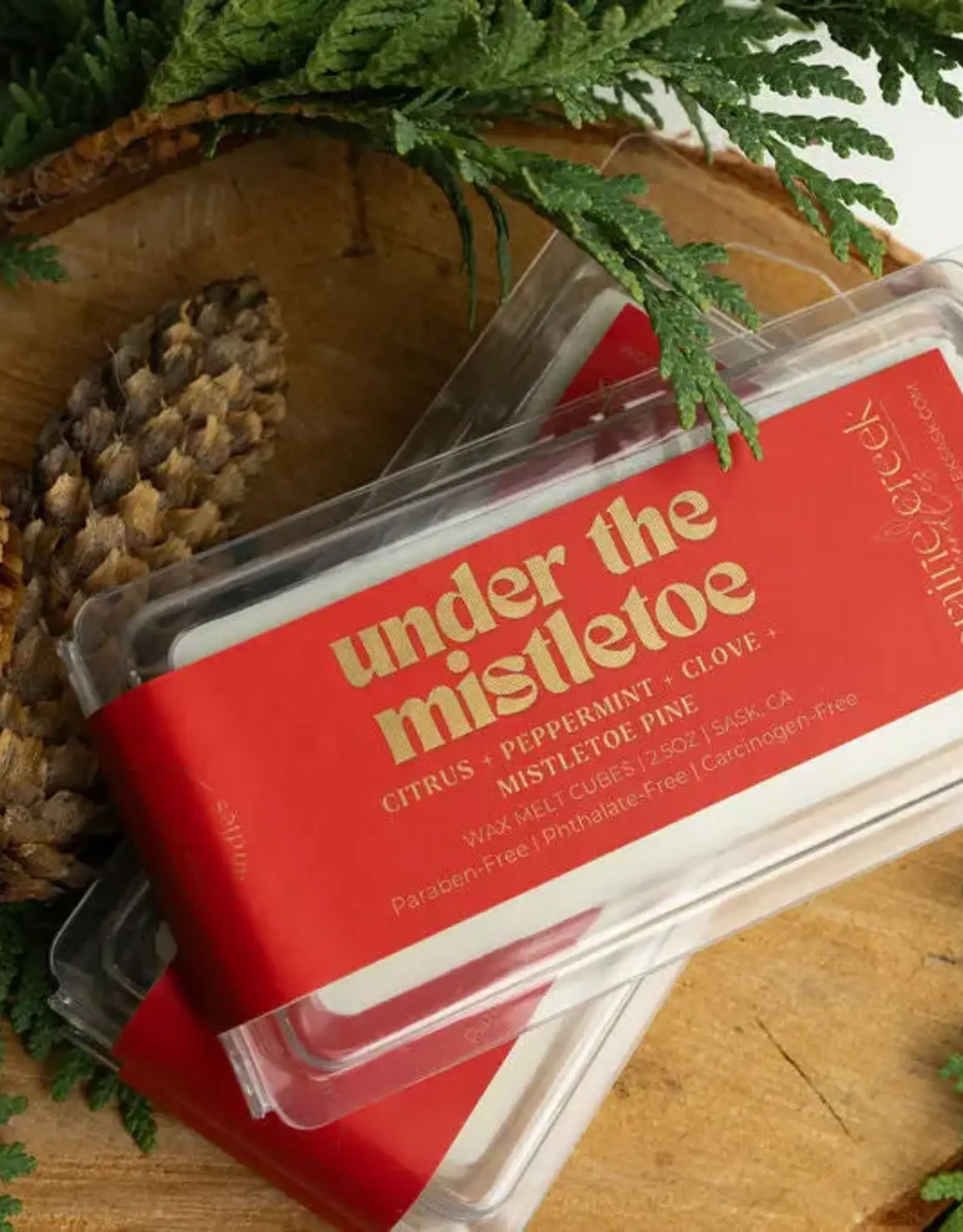Prairie Creek Candles Wax Melts, Under The Mistle Toe