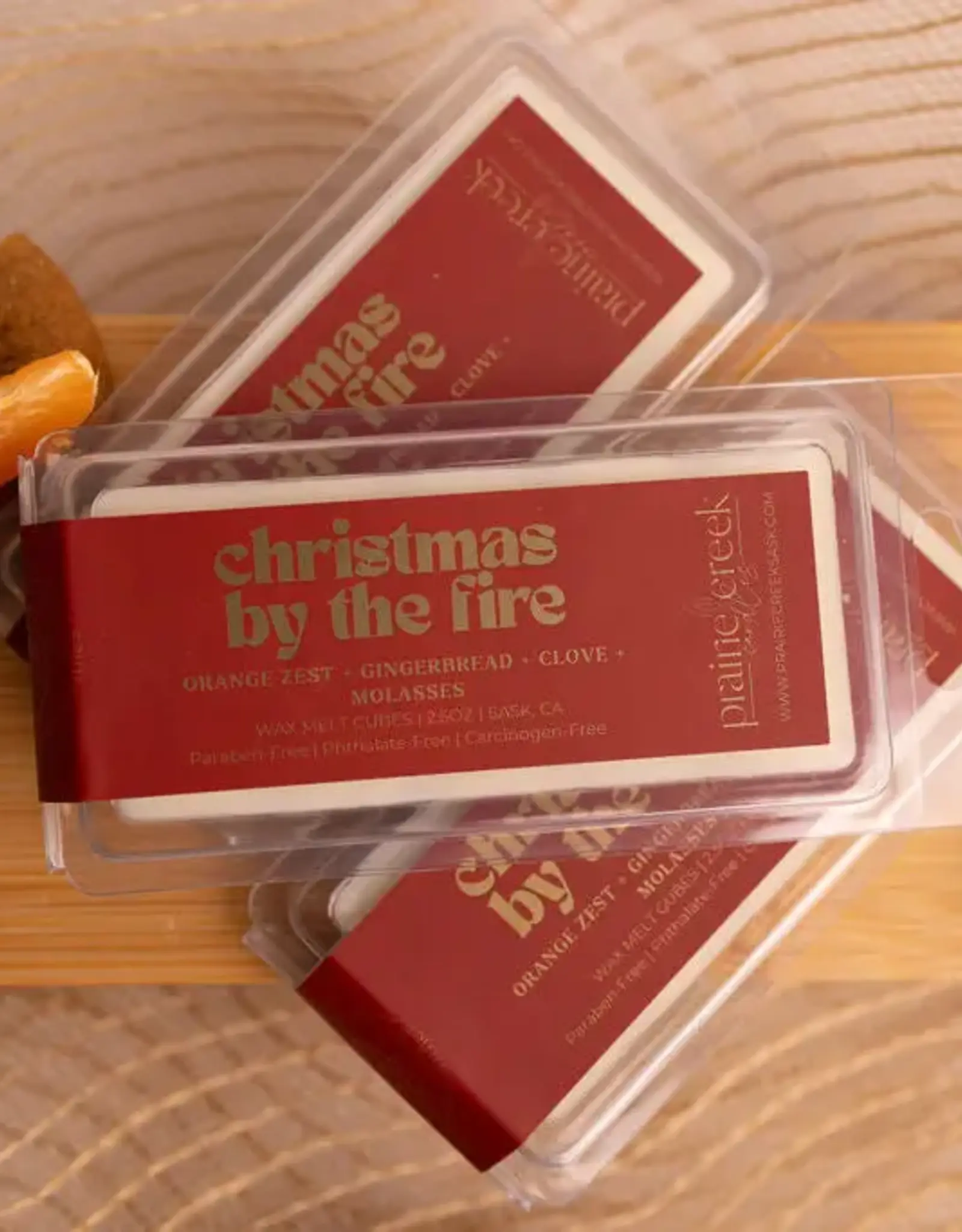 Prairie Creek Candles Wax Melts, Christmas By The Fire