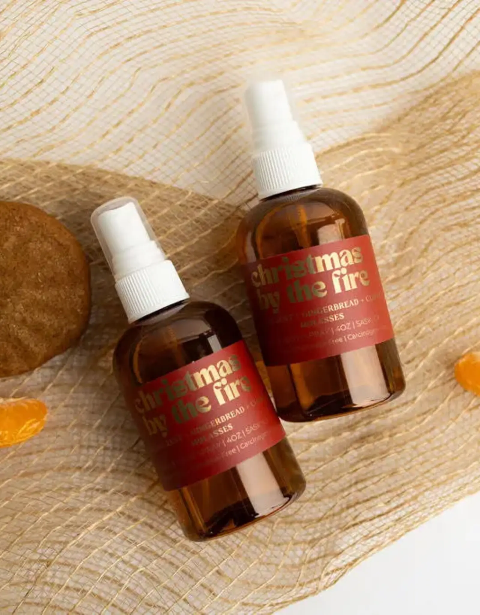 Prairie Creek Candles Room Spray, Christmas By The Fire