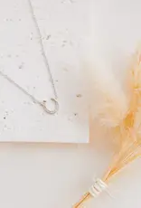 Sweet Three Designs Lady Luck Necklace, Silver