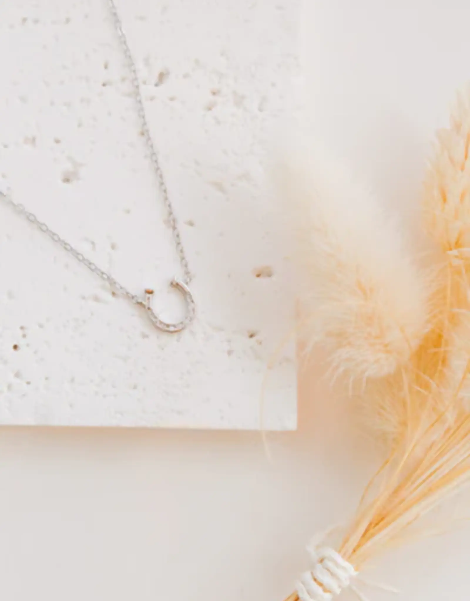 Sweet Three Designs Lady Luck Necklace, Silver