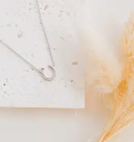 Sweet Three Designs Lady Luck Necklace, Silver