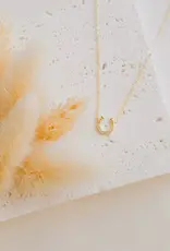 Sweet Three Designs Lady Luck Necklace, Gold