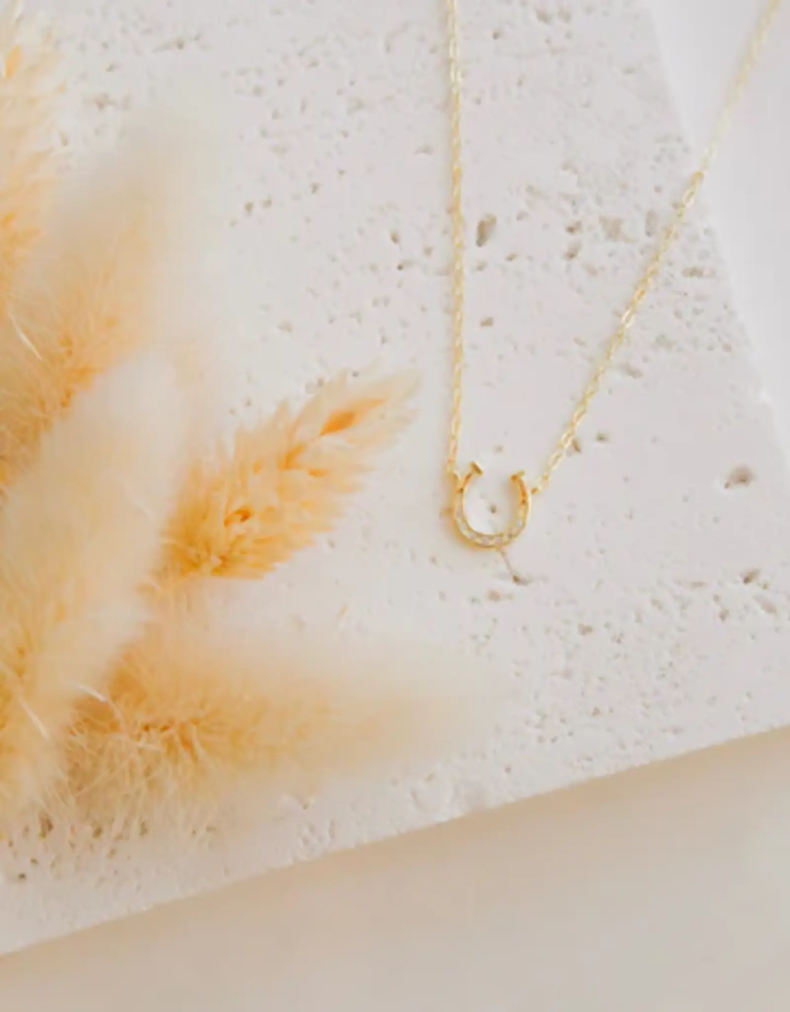 Sweet Three Designs Lady Luck Necklace, Gold