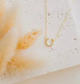 Sweet Three Designs Lady Luck Necklace, Gold