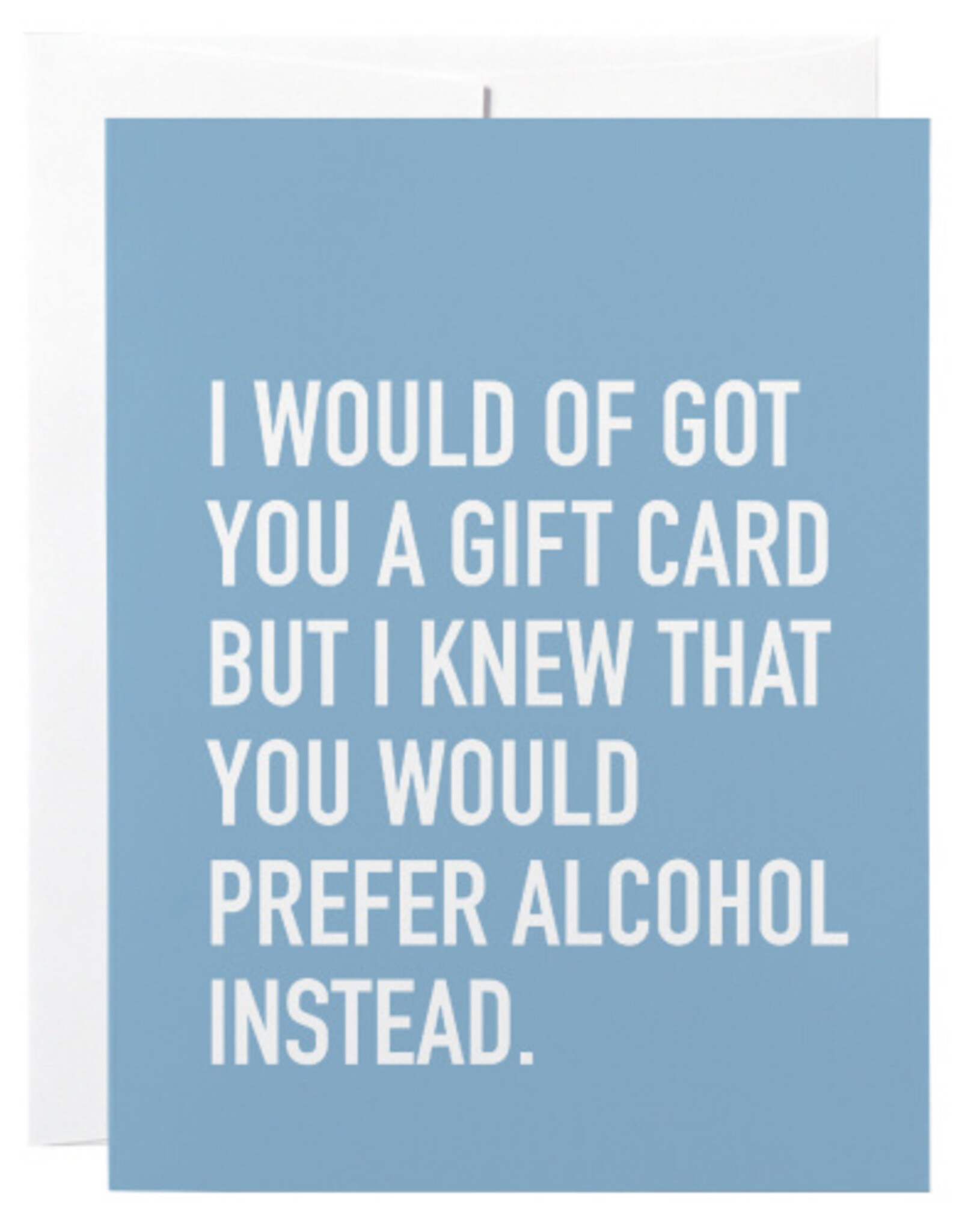 Classy Cards Creative Card, Prefer Alcohol