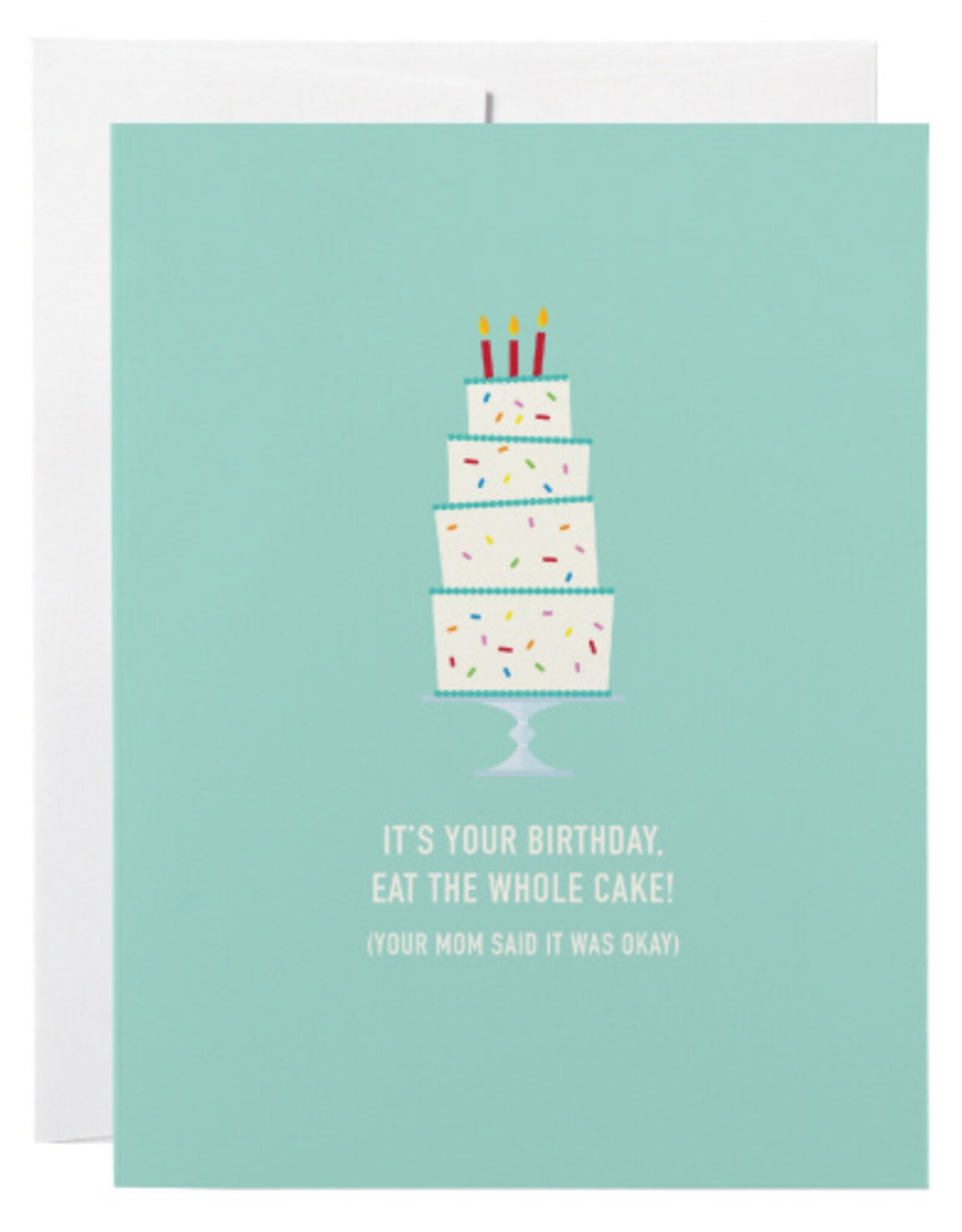Classy Cards Creative Card, Eat The Whole Cake