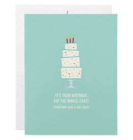 Classy Cards Creative Card, Eat The Whole Cake