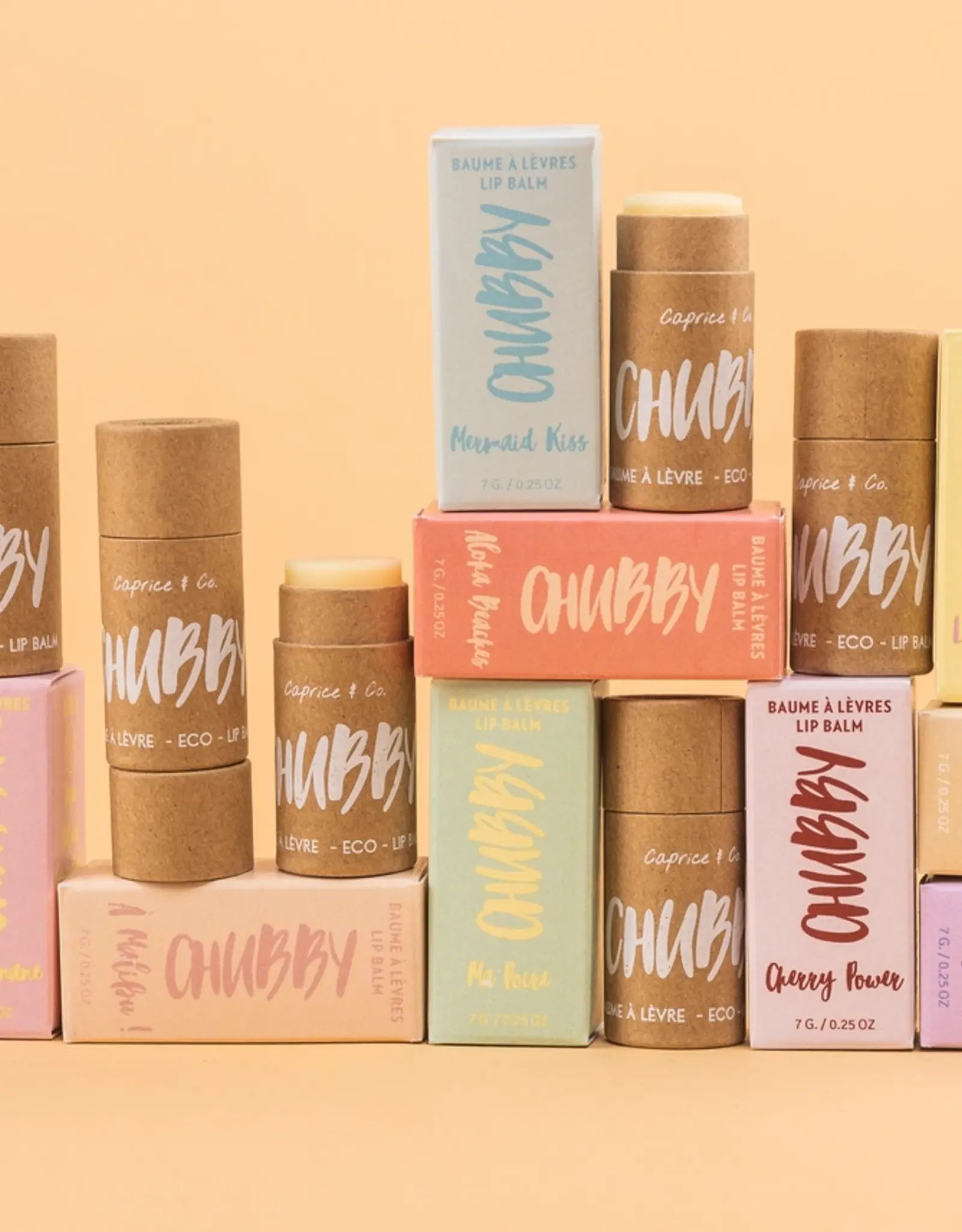 Caprice & Co Chubby Lip Balm, Limonade Rose