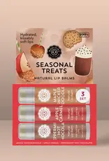 Woolzies Natural Lip Balm Trio, Seasonal Treats