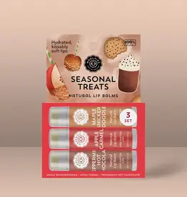 Woolzies Natural Lip Balm Trio, Seasonal Treats