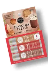 Woolzies Natural Lip Balm Trio, Seasonal Treats
