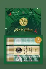 Woolzies Natural Lip Balm Trio, Let It Glow