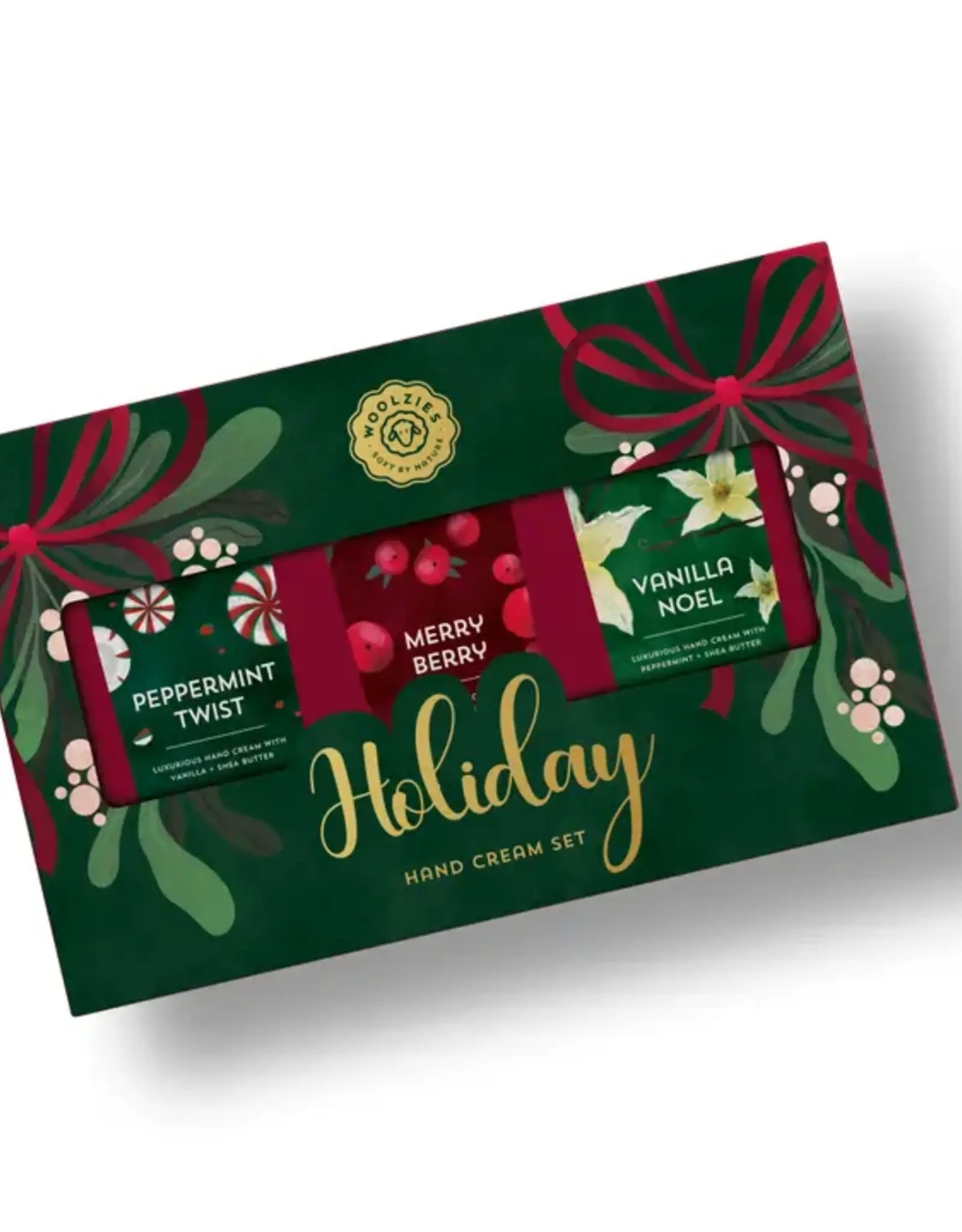 Woolzies Holiday Hand Cream Trio, Green