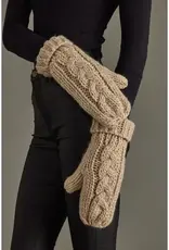 Panache Apparel Co. Cable Knit Mittens, Braided