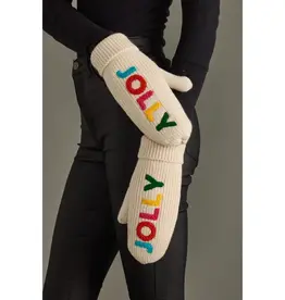 Panache Apparel Co. Knit Mittens Beige, Jolly