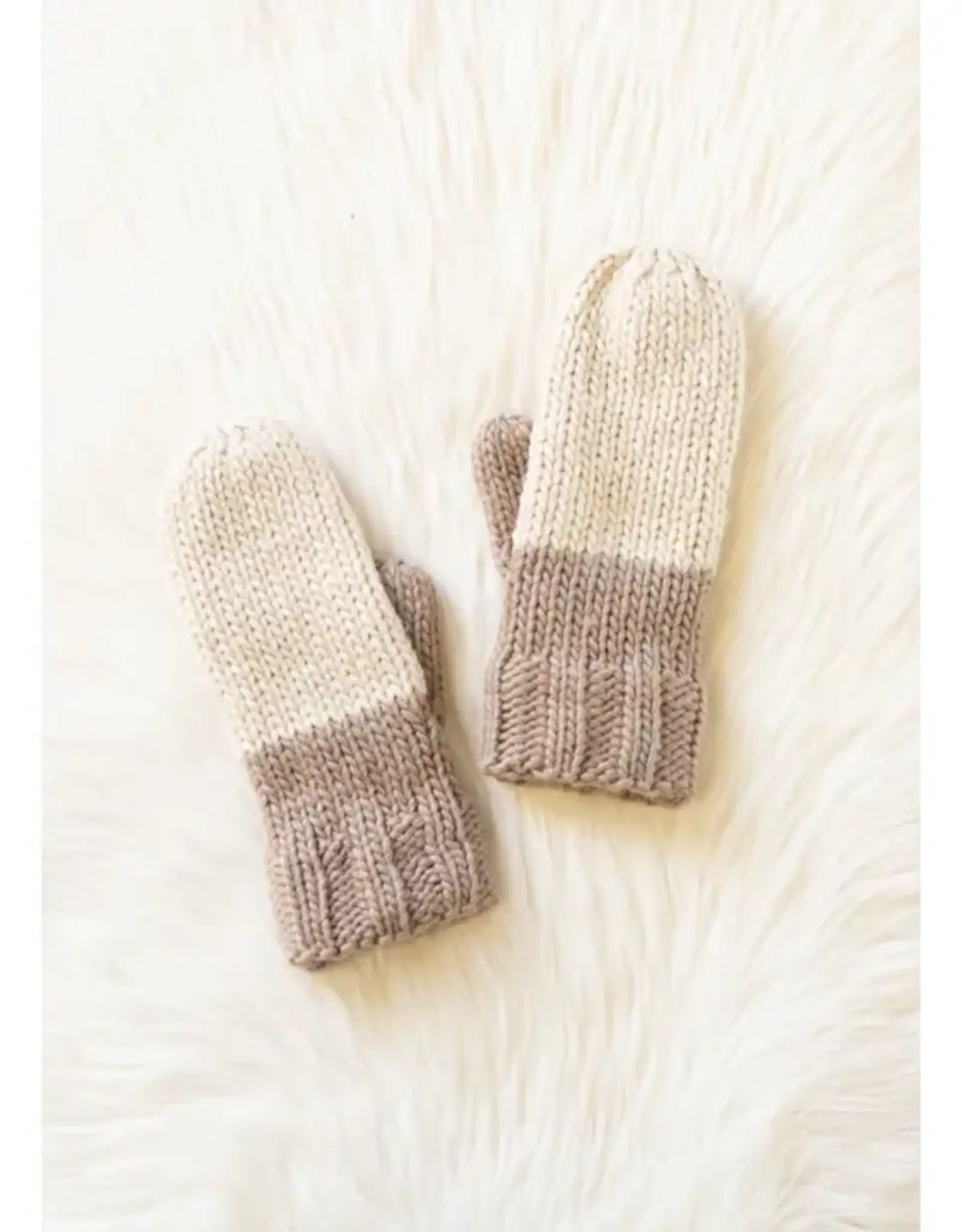 Panache Apparel Co. Color Block Knit Mittens, Asstd