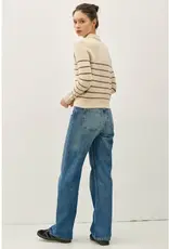 Collared V-Neck Sweater