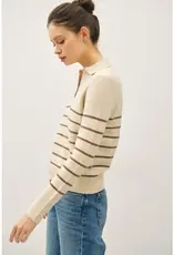 Collared V-Neck Sweater