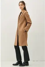 Notched Lapel Single Button Coat