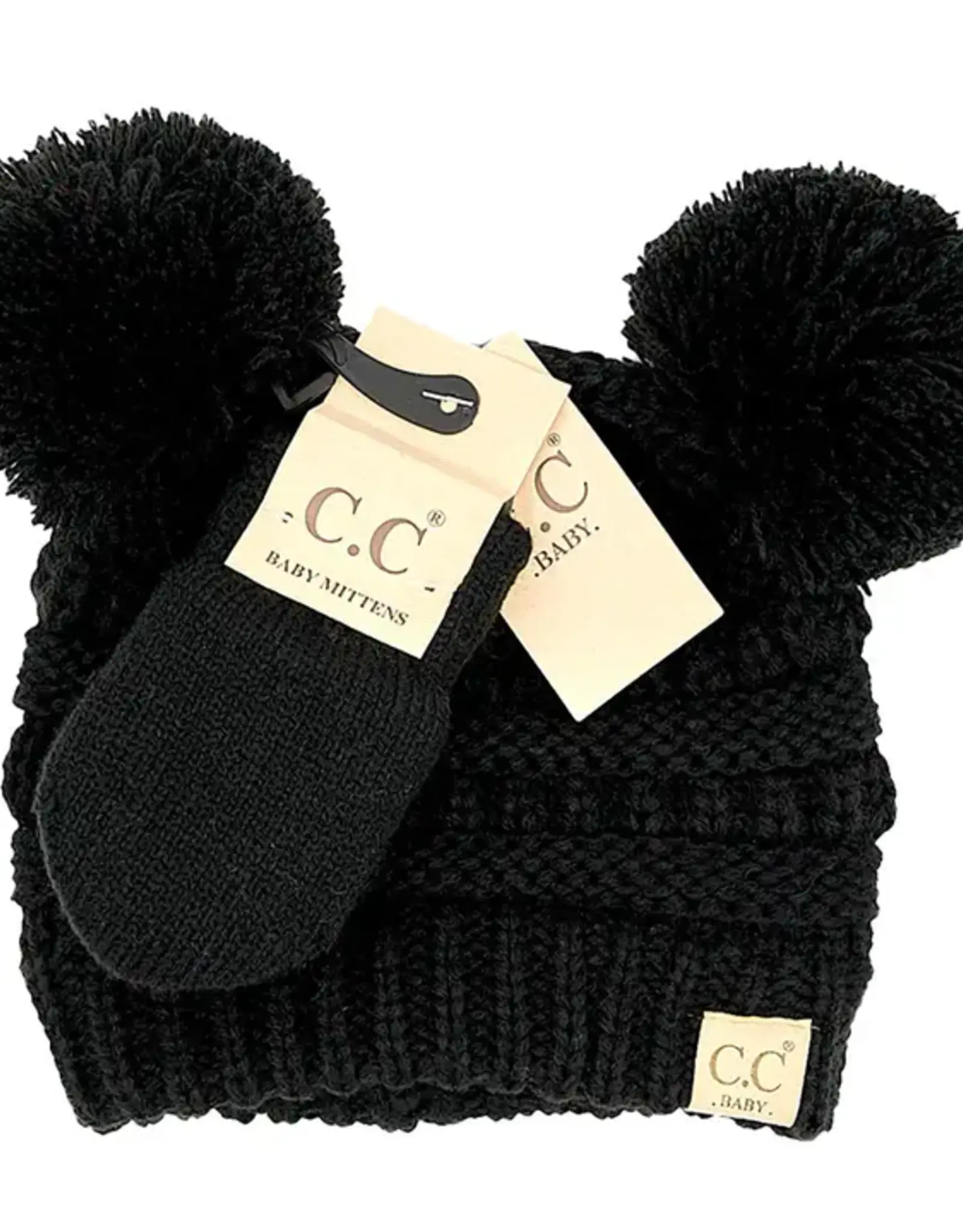 CC CC Baby Toque & Mittens Set