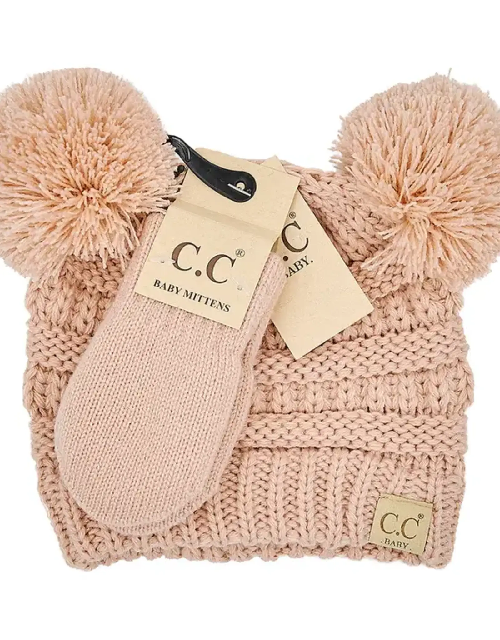 CC CC Baby Toque & Mittens Set