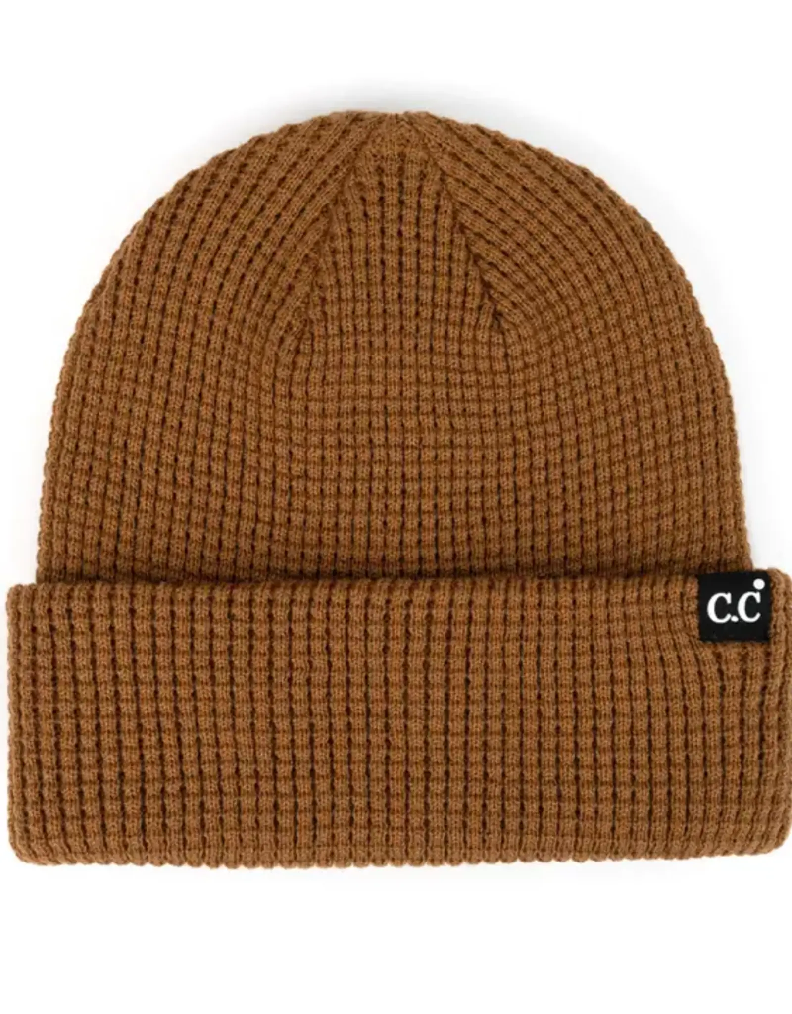 CC Waffle Knit Beanie, Asstd