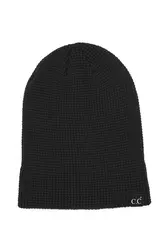 CC Waffle Knit Beanie, Asstd