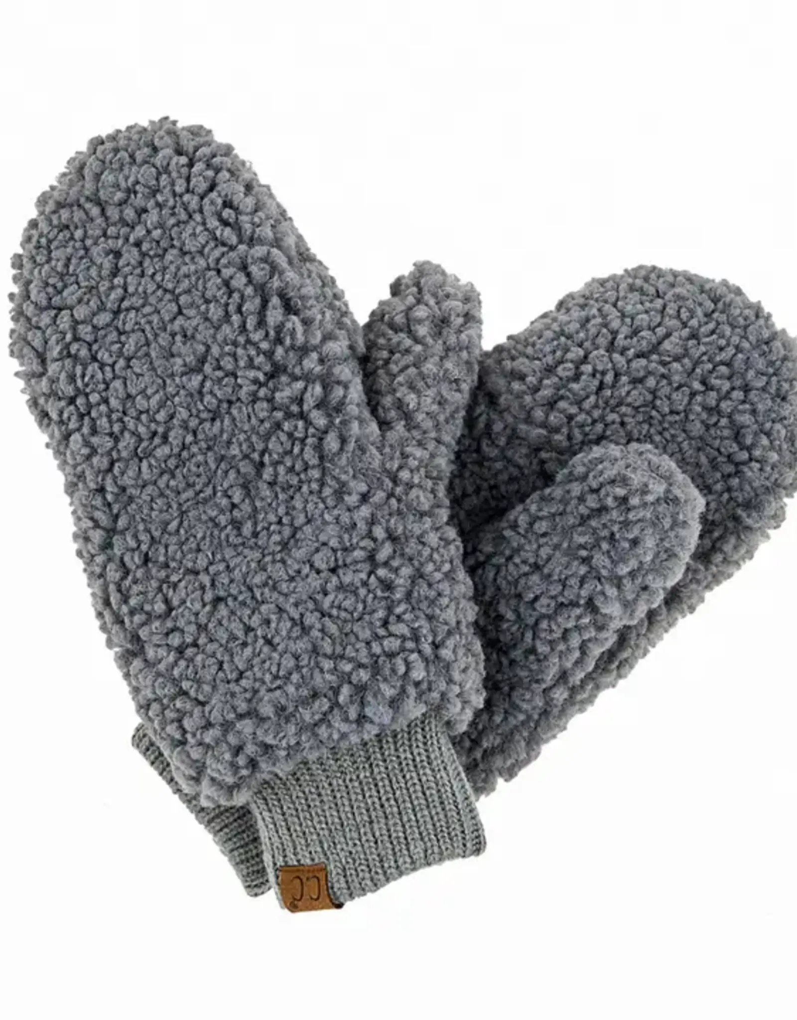 CC Sherpa Convertible Mittens, Asstd