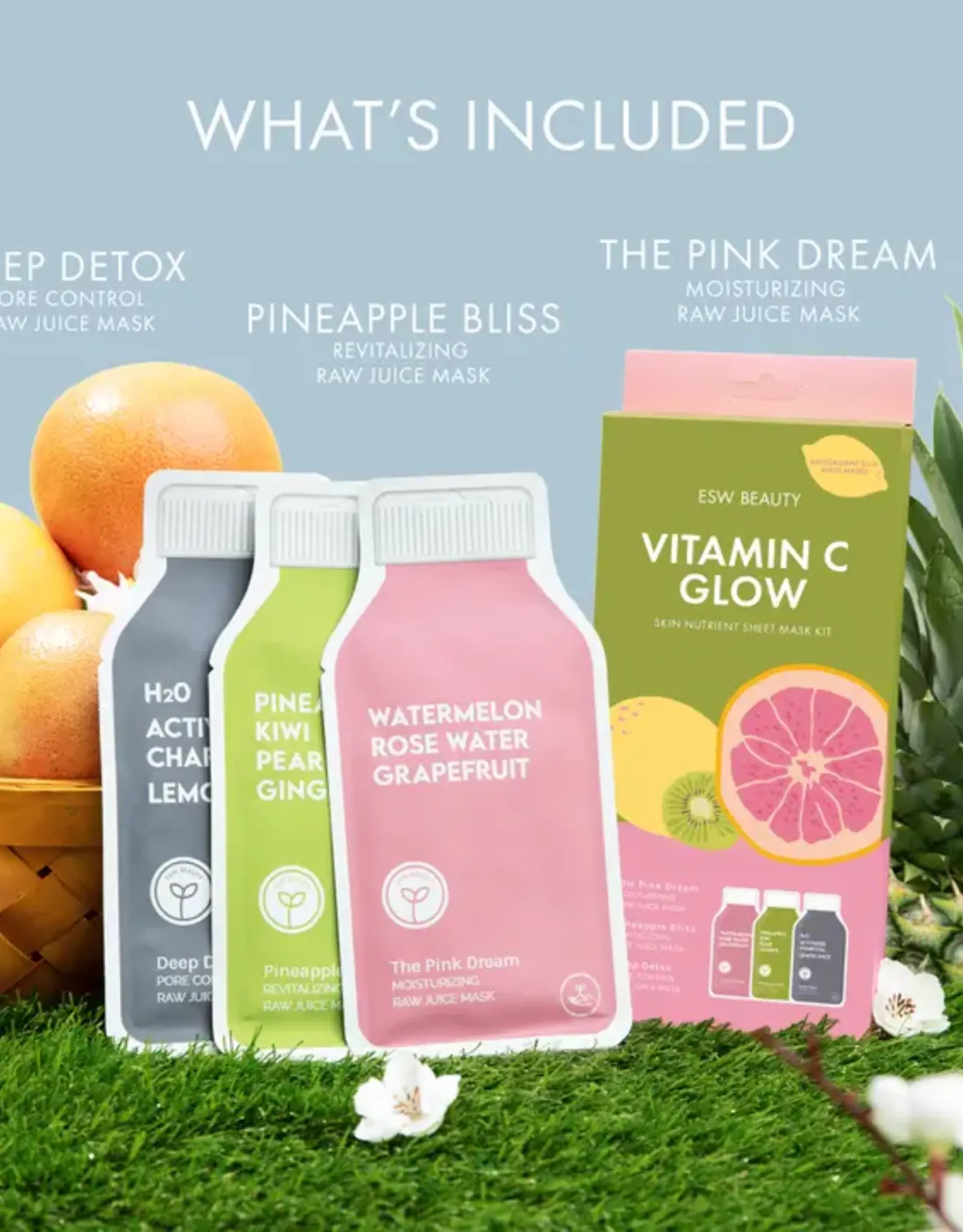 ESW Beauty Vitamin C Glow Mask Set