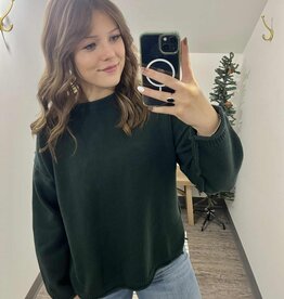 Oversized Side Slit Sweater