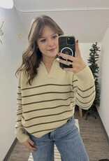 Collared V-Neck Sweater